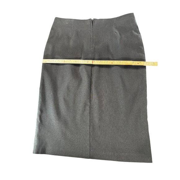 Forever 21 Womens Black A-Line Skirt With Side Slit Medium Rayon Blend - Picture 4 of 7